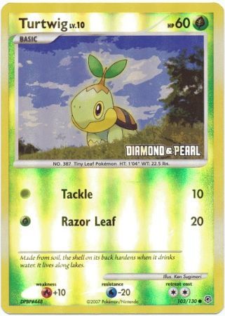 Turtwig (103/130) [Burger King Promos: 2008 Collection] | The Gaming-Verse