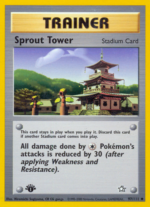 Sprout Tower (97/111) [Neo Genesis 1st Edition] | The Gaming-Verse