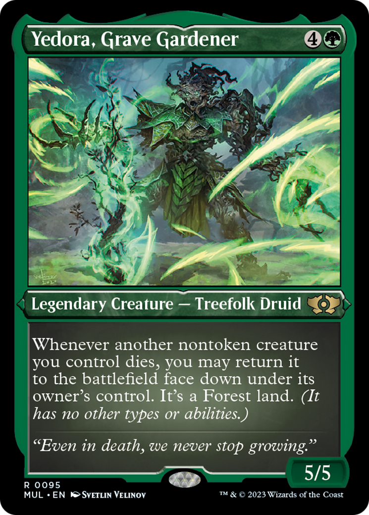 Yedora, Grave Gardener (Foil Etched) [Multiverse Legends] | The Gaming-Verse