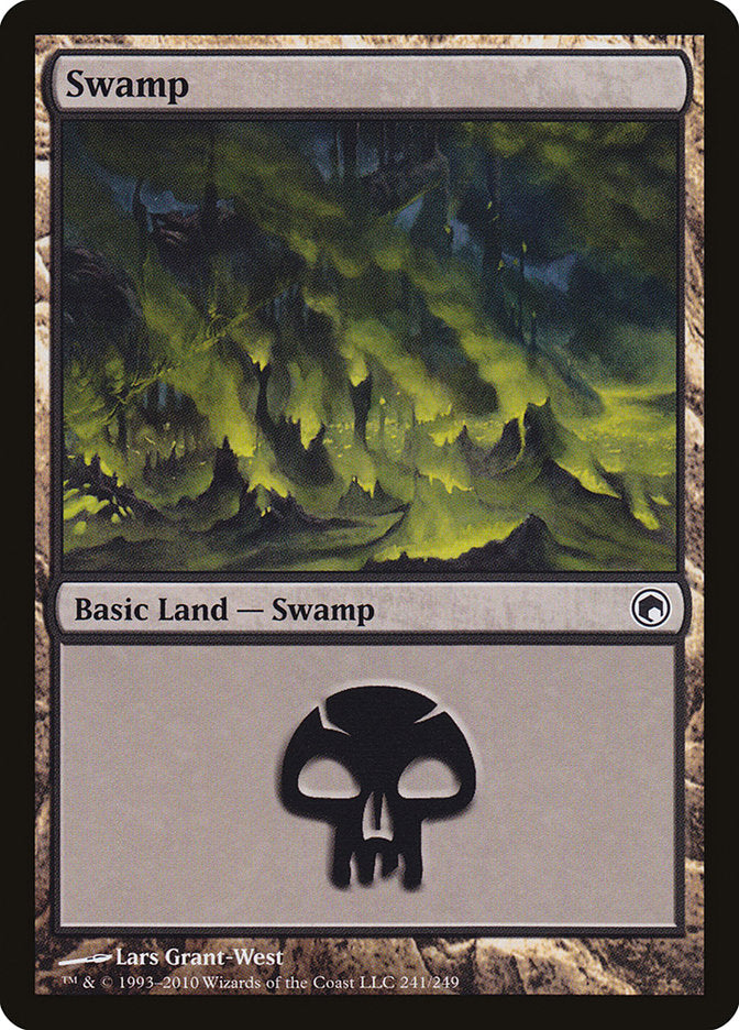 Swamp (#241) [Scars of Mirrodin] | The Gaming-Verse