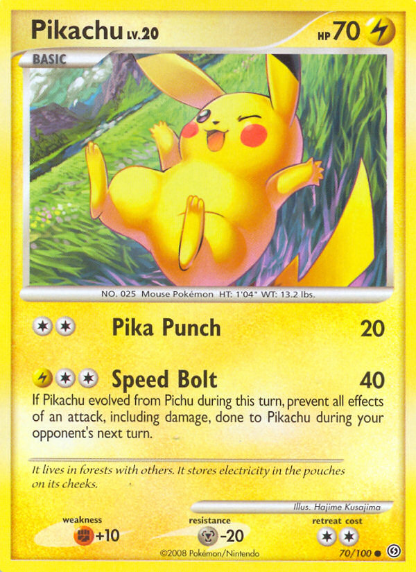 Pikachu (70/100) [Diamond & Pearl: Stormfront] | The Gaming-Verse