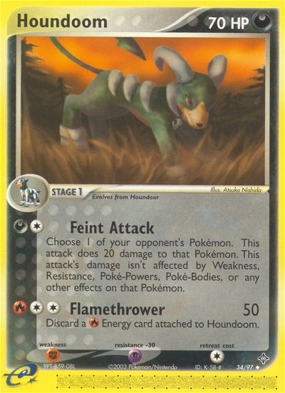 Houndoom (34/97) [EX: Dragon] | The Gaming-Verse