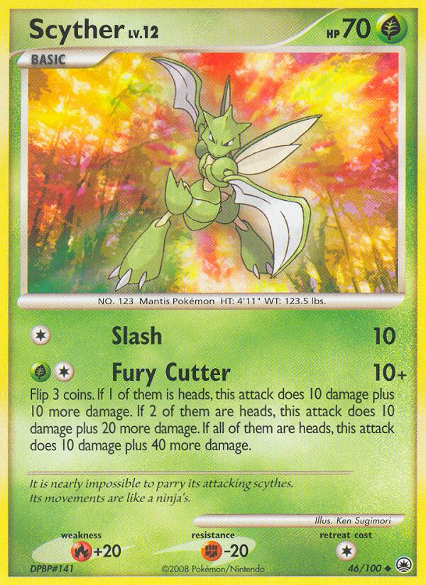 Scyther (46/100) [Diamond & Pearl: Majestic Dawn] | The Gaming-Verse