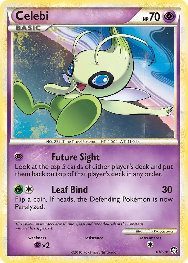 Celebi (3/102) (Movie Exclusive) [HeartGold & SoulSilver: Triumphant] | The Gaming-Verse