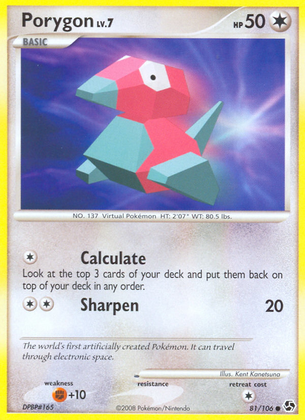 Porygon (81/106) [Diamond & Pearl: Great Encounters] | The Gaming-Verse