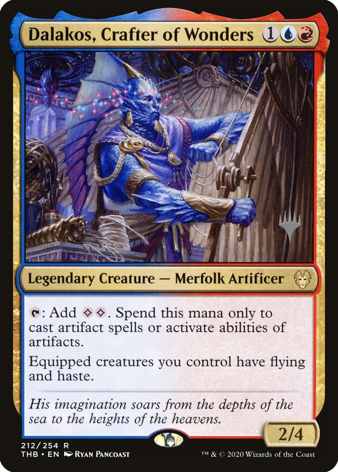 Dalakos, Crafter of Wonders (Promo Pack) [Theros Beyond Death Promos] | The Gaming-Verse