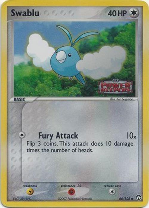 Swablu (66/108) (Stamped) [EX: Power Keepers] | The Gaming-Verse