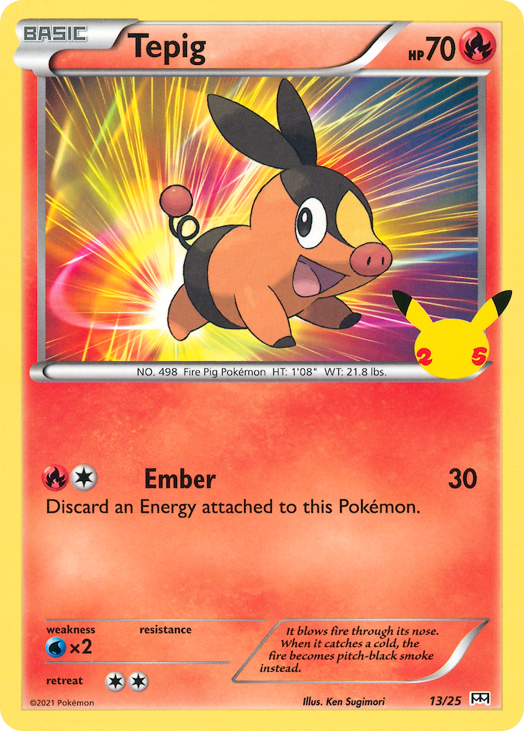 Tepig (13/25) [McDonald's 25th Anniversary] | The Gaming-Verse