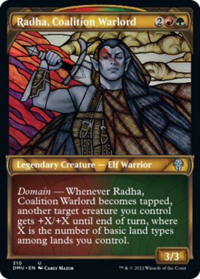 Radha, Coalition Warlord (Showcase) [Dominaria United] | The Gaming-Verse