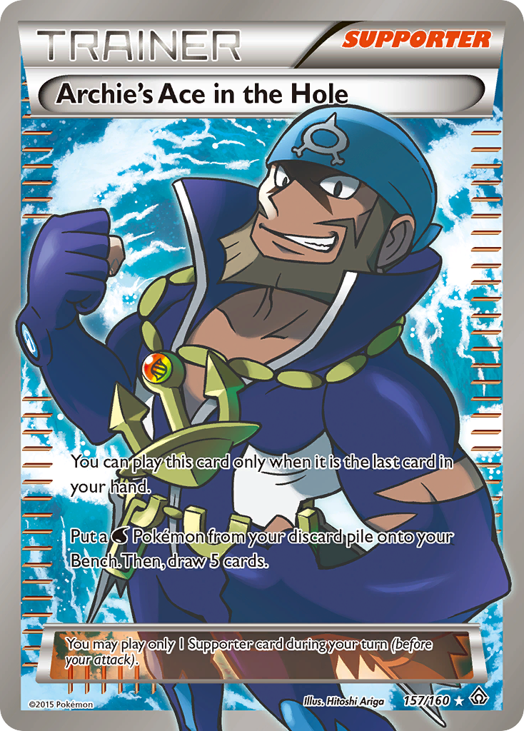 Archie's Ace in the Hole (157/160) [XY: Primal Clash] | The Gaming-Verse