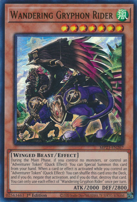 Wandering Gryphon Rider [MP23-EN267] Ultra Rare | The Gaming-Verse