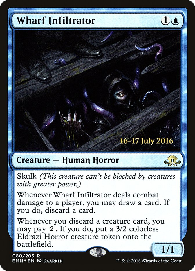 Wharf Infiltrator  (Prerelease) [Eldritch Moon Prerelease Promos] | The Gaming-Verse