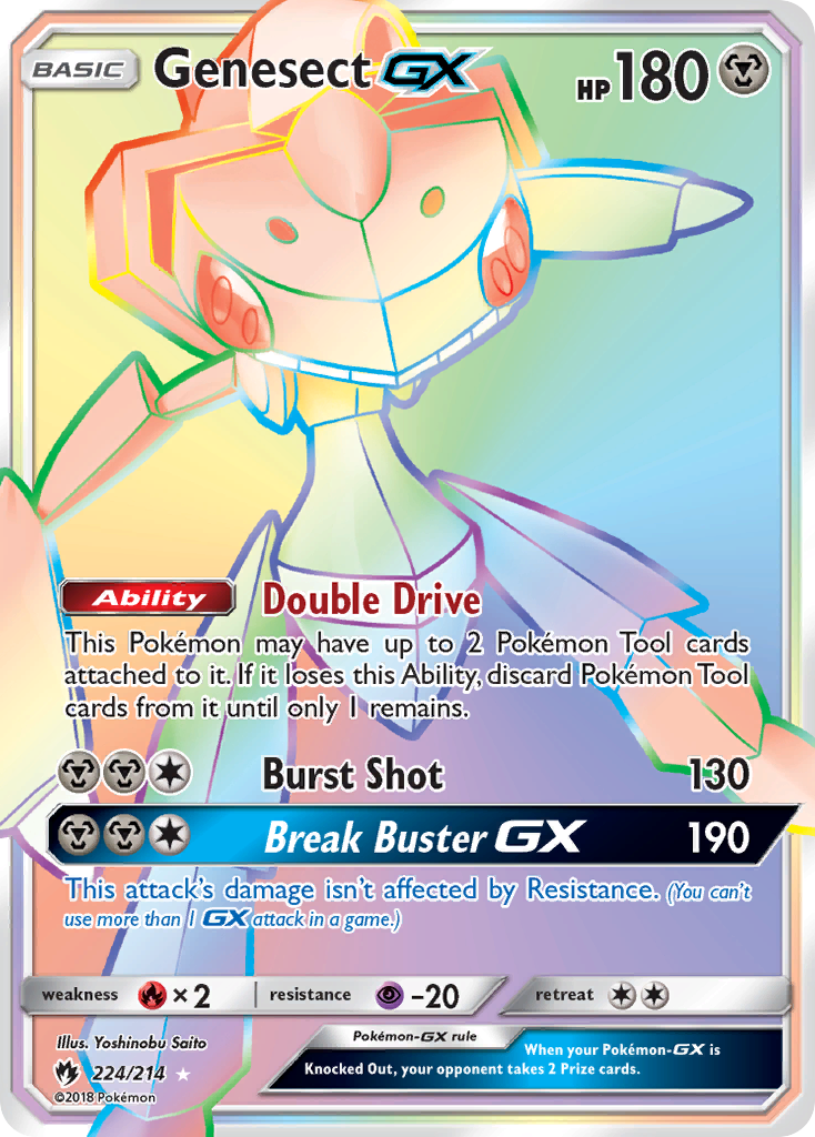 Genesect GX (224/214) [Sun & Moon: Lost Thunder] | The Gaming-Verse