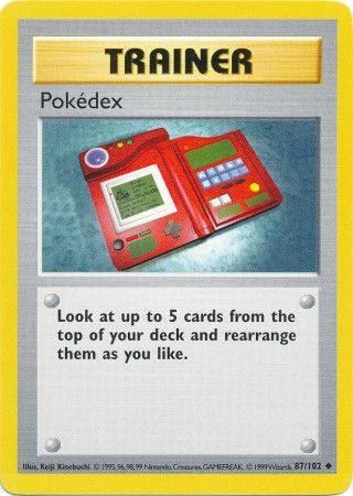 Pokedex (87/102) [Base Set Shadowless Unlimited] | The Gaming-Verse