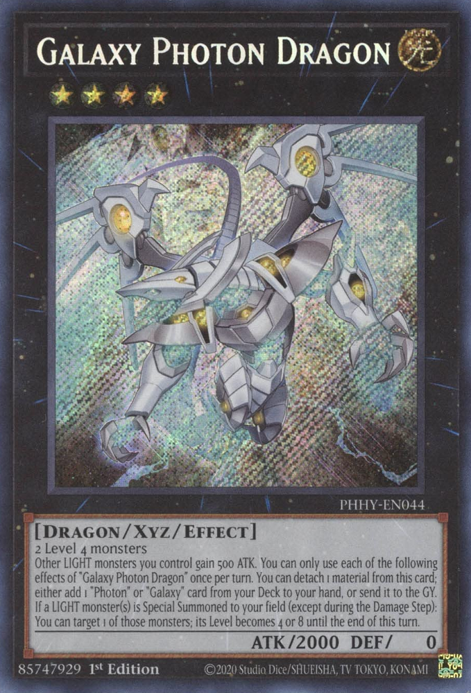 Galaxy Photon Dragon [PHHY-EN044] Secret Rare | The Gaming-Verse