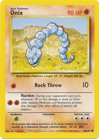 Onix (56/102) [Base Set Unlimited] | The Gaming-Verse