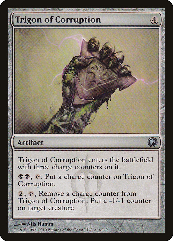 Trigon of Corruption [Scars of Mirrodin] | The Gaming-Verse