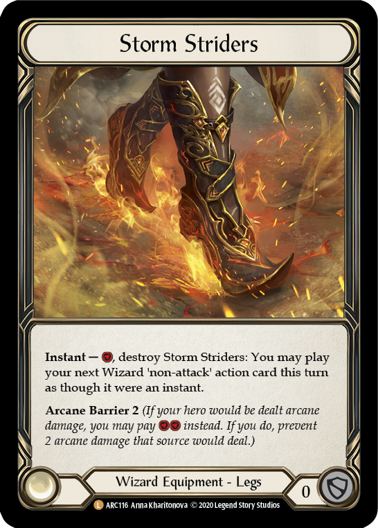 Storm Striders [ARC116] Unlimited Rainbow Foil | The Gaming-Verse