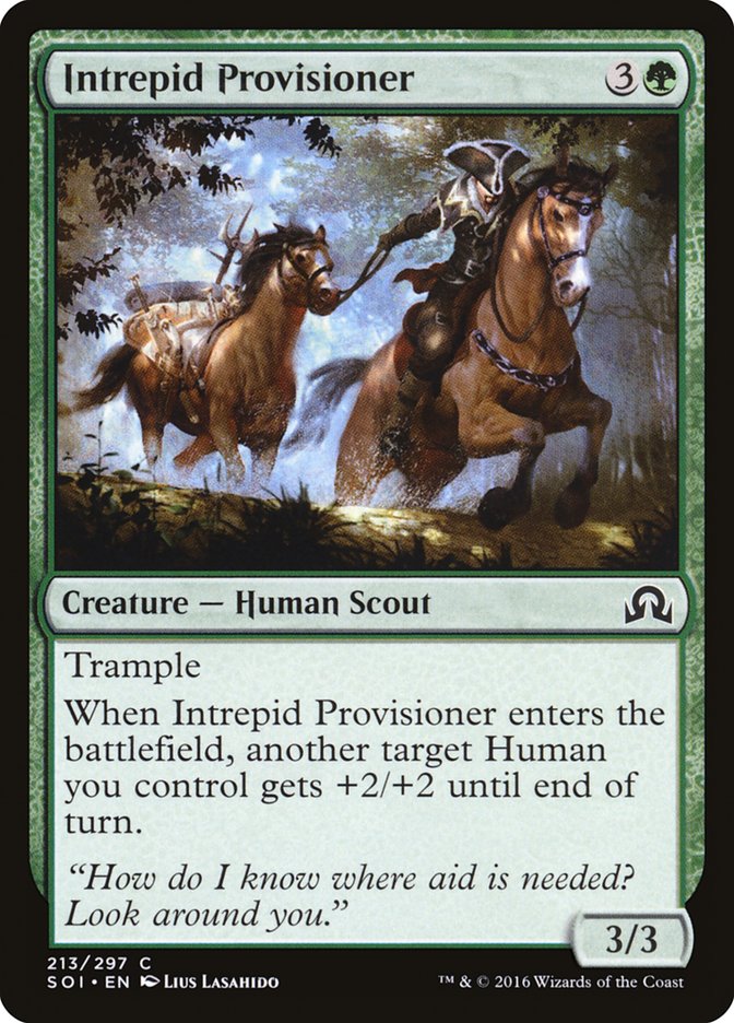 Intrepid Provisioner [Shadows over Innistrad] | The Gaming-Verse