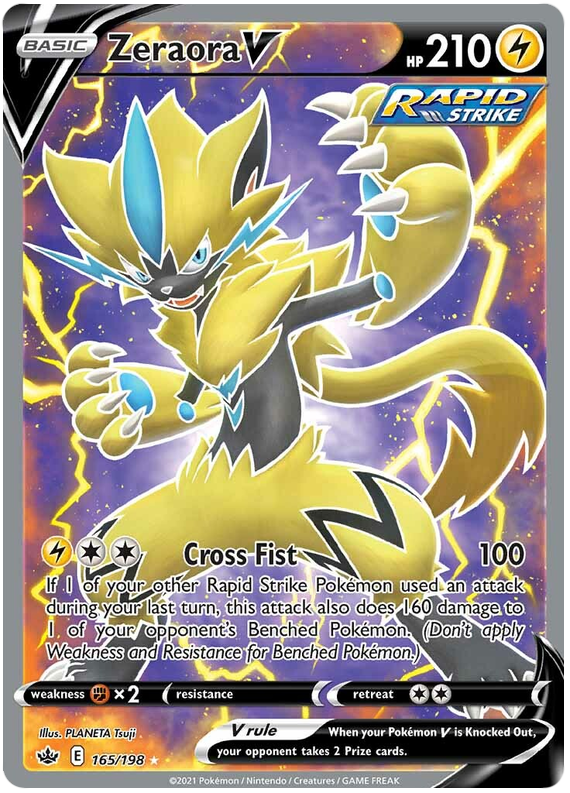 Zeraora V (165/198) [Sword & Shield: Chilling Reign] | The Gaming-Verse