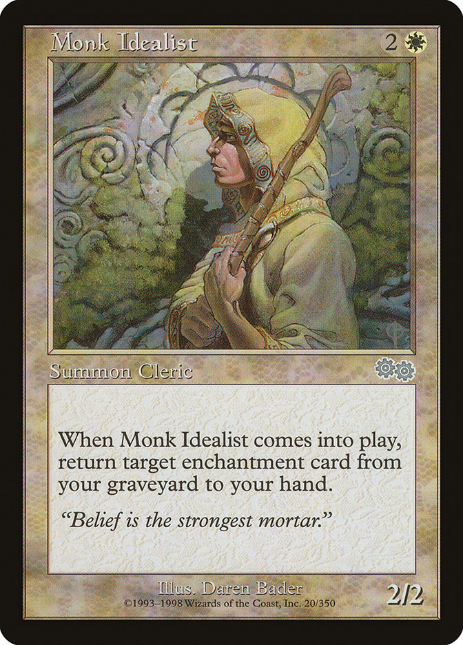 Monk Idealist [Urza's Saga] | The Gaming-Verse