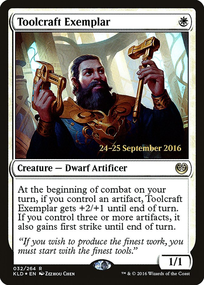 Toolcraft Exemplar  (Prerelease) [Kaladesh Prerelease Promos] | The Gaming-Verse