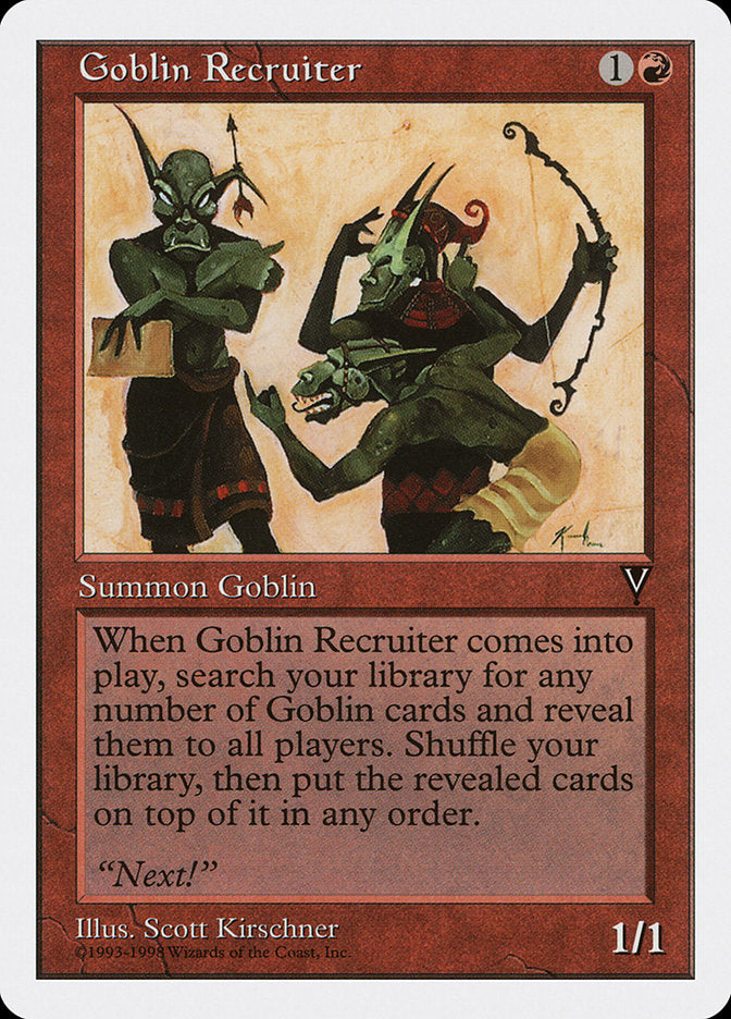 Goblin Recruiter [Anthologies] | The Gaming-Verse