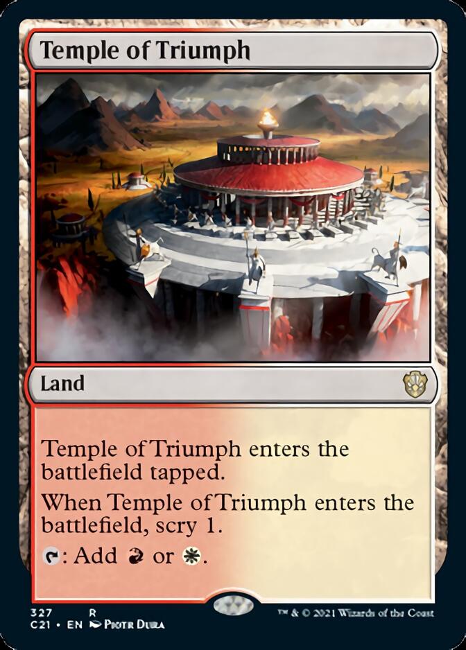 Temple of Triumph [Commander 2021] | The Gaming-Verse