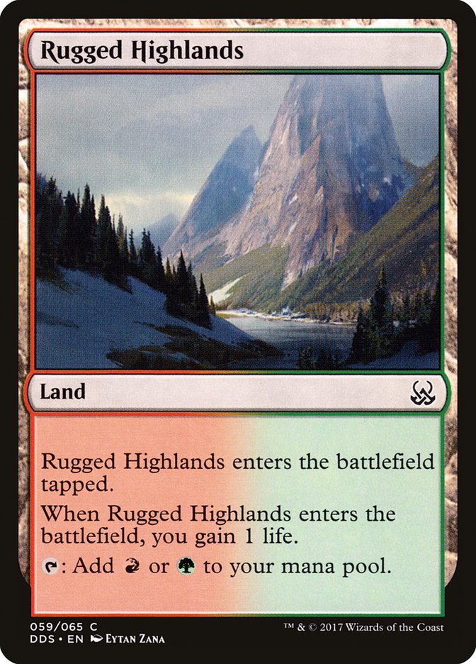 Rugged Highlands [Duel Decks: Mind vs. Might] | The Gaming-Verse