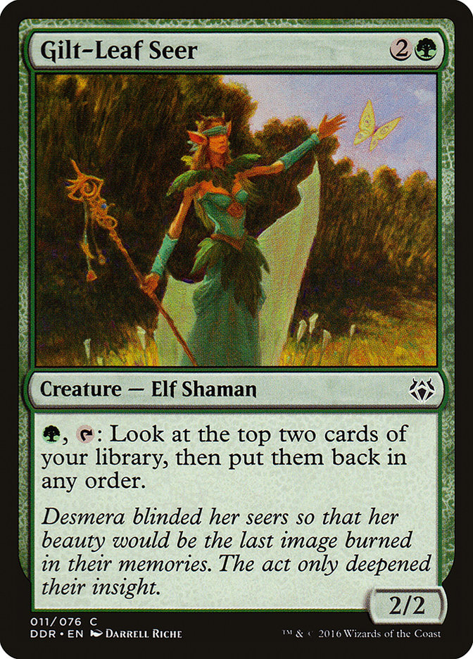 Gilt-Leaf Seer [Duel Decks: Nissa vs. Ob Nixilis] | The Gaming-Verse