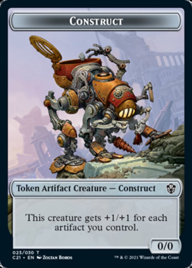 Copy // Construct Token (030) [Commander 2021 Tokens] | The Gaming-Verse