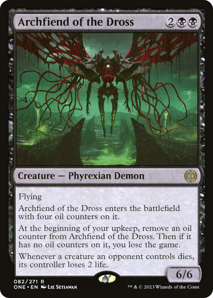 Archfiend of the Dross [Phyrexia: All Will Be One] | The Gaming-Verse