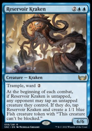 Reservoir Kraken (Promo Pack) [Streets of New Capenna Promos] | The Gaming-Verse