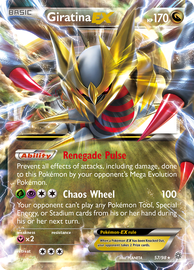 Giratina EX (57/98) [XY: Ancient Origins] | The Gaming-Verse