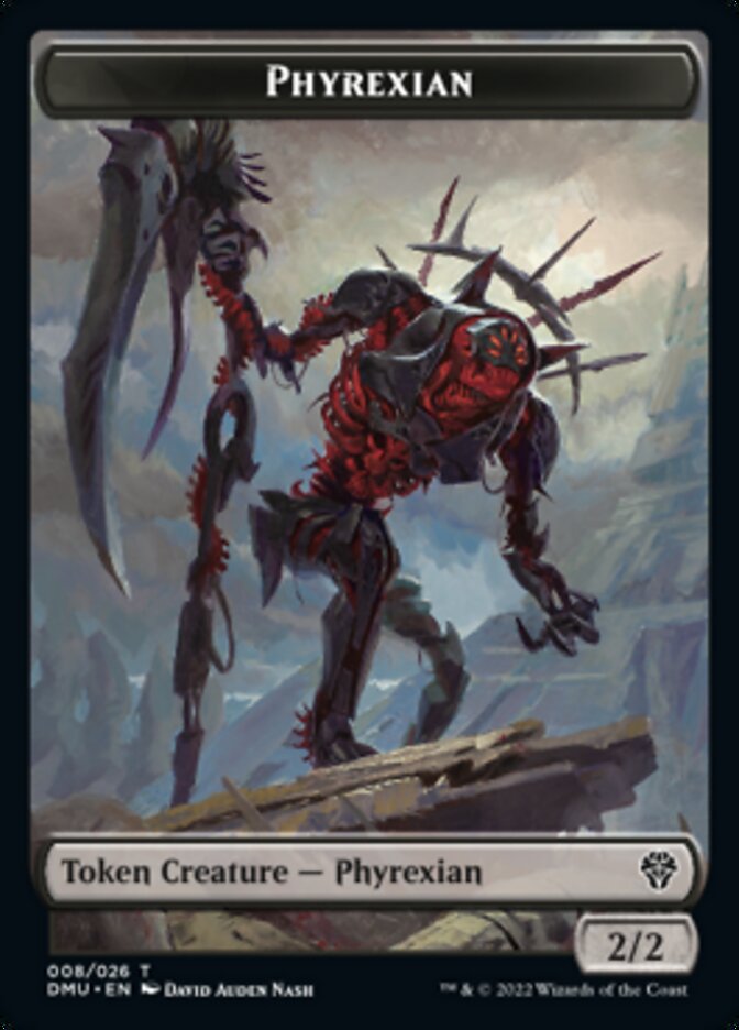 Phyrexian Token [Dominaria United Tokens] | The Gaming-Verse