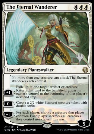 The Eternal Wanderer (Promo Pack) [Phyrexia: All Will Be One Promos] | The Gaming-Verse