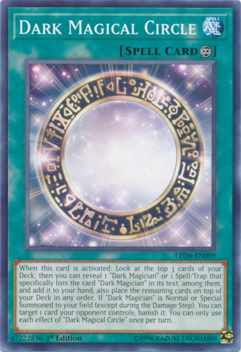 Dark Magical Circle [LED6-EN009] Common | The Gaming-Verse