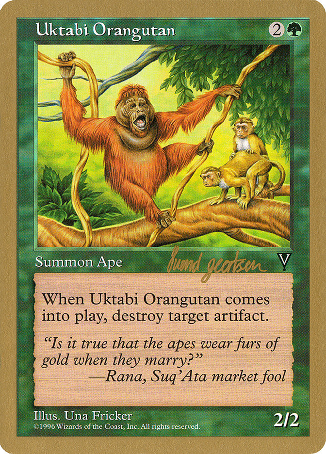 Uktabi Orangutan (Svend Geertsen) (SB) [World Championship Decks 1997] | The Gaming-Verse