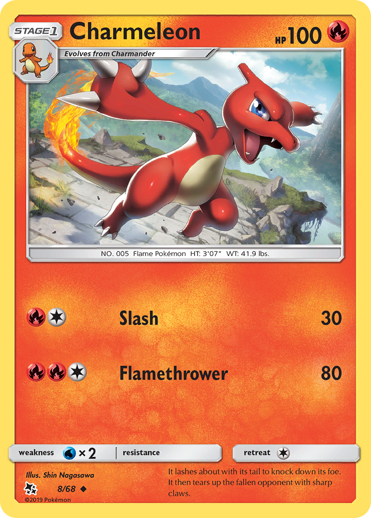 Charmeleon (8/68) [Sun & Moon: Hidden Fates] | The Gaming-Verse