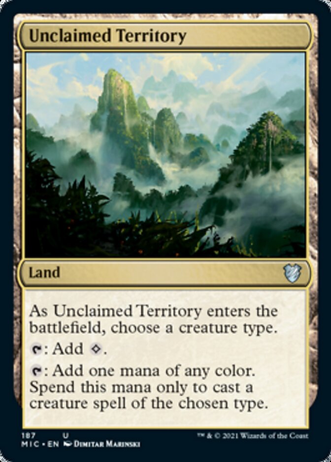 Unclaimed Territory [Innistrad: Midnight Hunt Commander] | The Gaming-Verse