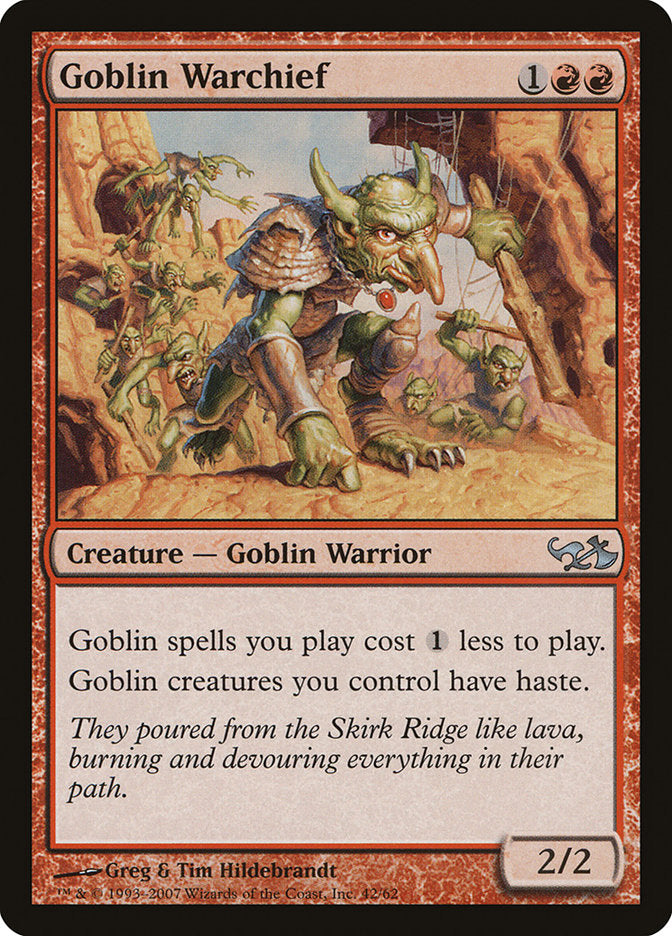 Goblin Warchief [Duel Decks: Elves vs. Goblins] | The Gaming-Verse