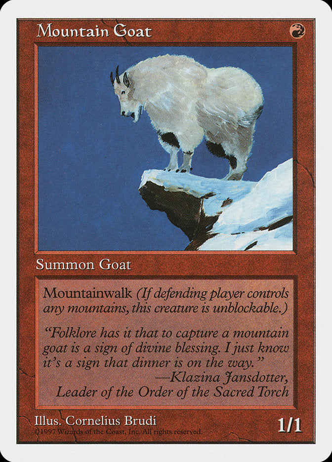 Mountain Goat [Fifth Edition] | The Gaming-Verse