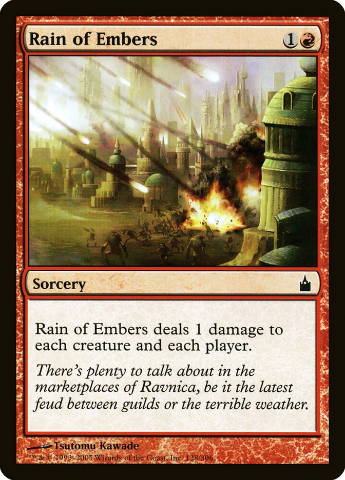 Rain of Embers [Ravnica: City of Guilds] | The Gaming-Verse