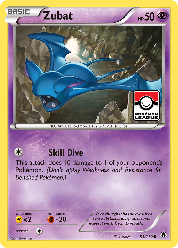 Zubat (31/119) [XY: Phantom Forces] | The Gaming-Verse