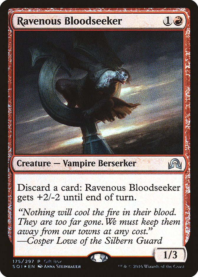 Ravenous Bloodseeker (Gift Box) [Shadows over Innistrad Promos] | The Gaming-Verse