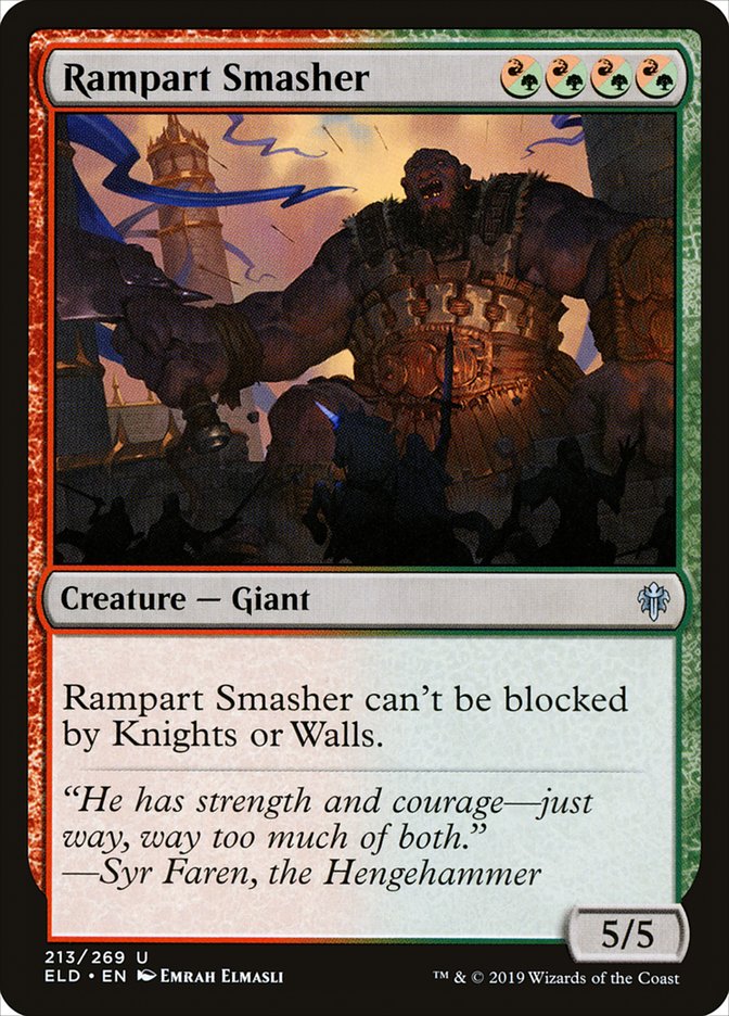 Rampart Smasher [Throne of Eldraine] | The Gaming-Verse