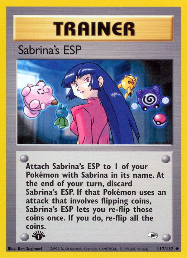 Sabrina's ESP (117/132) [Gym Heroes 1st Edition] | The Gaming-Verse