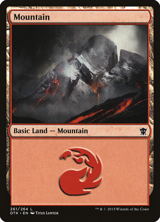 Mountain (#261) [Dragons of Tarkir] | The Gaming-Verse