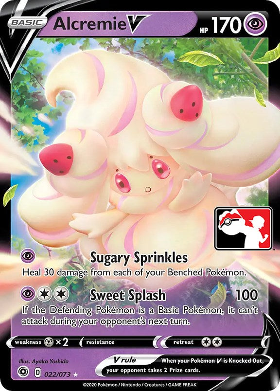 Alcremie V (22/73) [Prize Pack Series One] | The Gaming-Verse