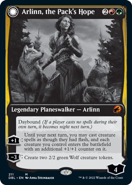 Arlinn, the Pack's Hope // Arlinn, the Moon's Fury [Innistrad: Double Feature] | The Gaming-Verse